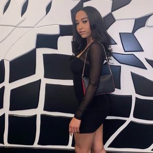 black red bottom christian louboutin loubila chain clutch